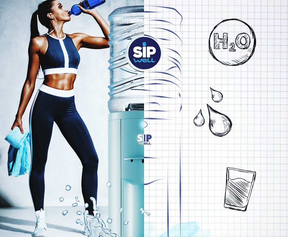 Het SipWell water is goed voor de gezondheid