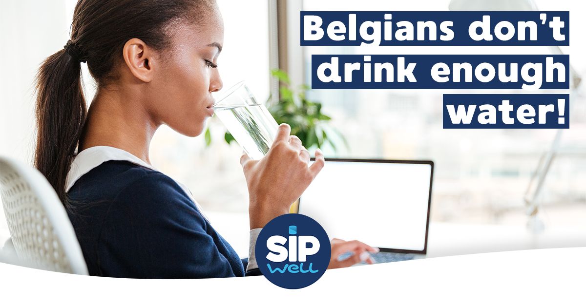 Too few Belgians drink enough water, what are the consequences?